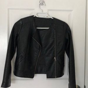Kids leather jacket (faux leather) like new